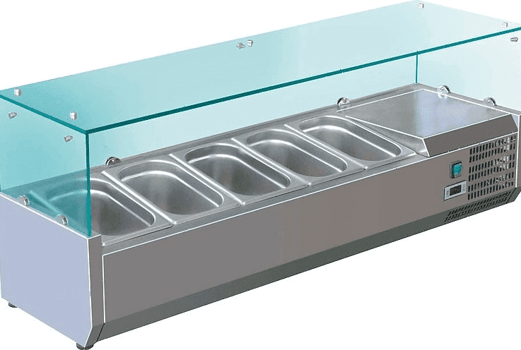 Витрина холодильная для ингредиентов Koreco VRX 1800-380 (395II)