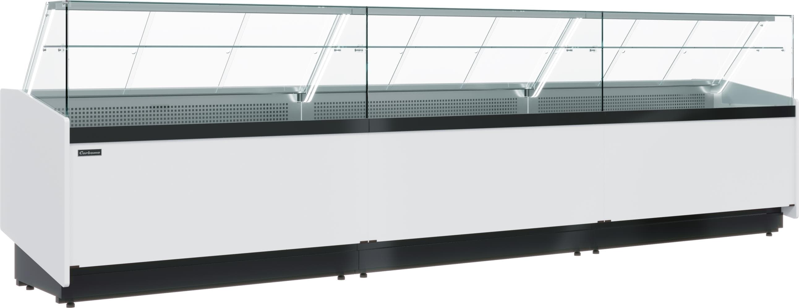 Витрина кондитерская Carboma KC80 SM 1,5-1 Тёмный дуб 1008