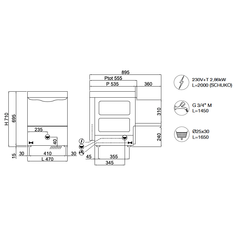 Стаканомоечная машина Krupps Koral K209E