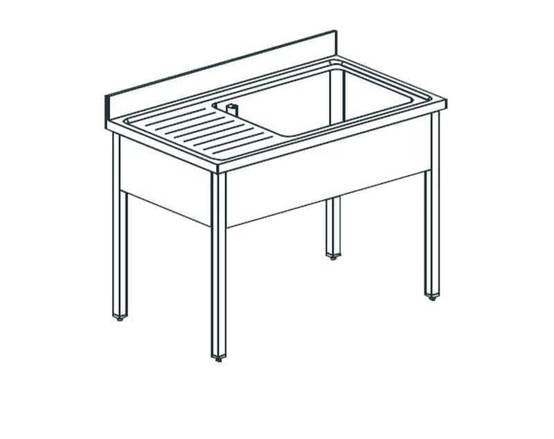Ванна котломоечная Apach Chef Line LP167-85LW