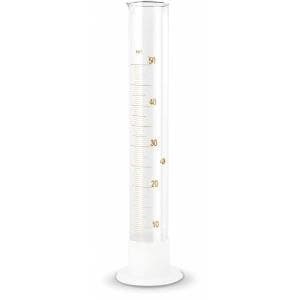 Цилиндр стеклянный 50 мл. (пластиковое основание)