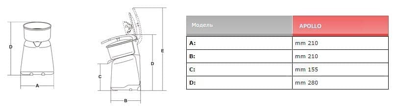 Соковыжималка Sirman APOLLO