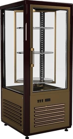 Витрина кондитерская Carboma R120Cвр (D4 VM 120-2) Inox (0430)