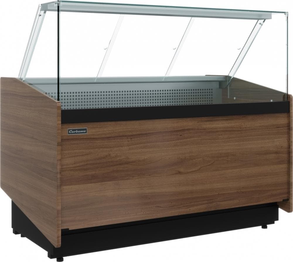 Витрина кондитерская Carboma KC80 SM 1,5-1 Тёмный дуб 1008