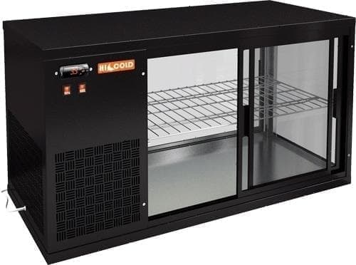 Витрина холодильная Hicold VRL 1300 L Black