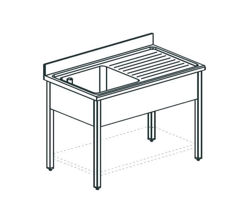 Ванна моечная Apach Chef Line LS106-54RW