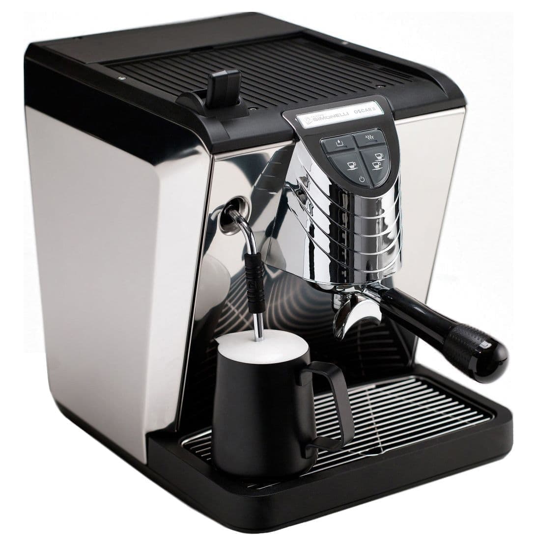 Кофемашина рожковая Nuova Simonelli Oscar II Black с прессостатом
