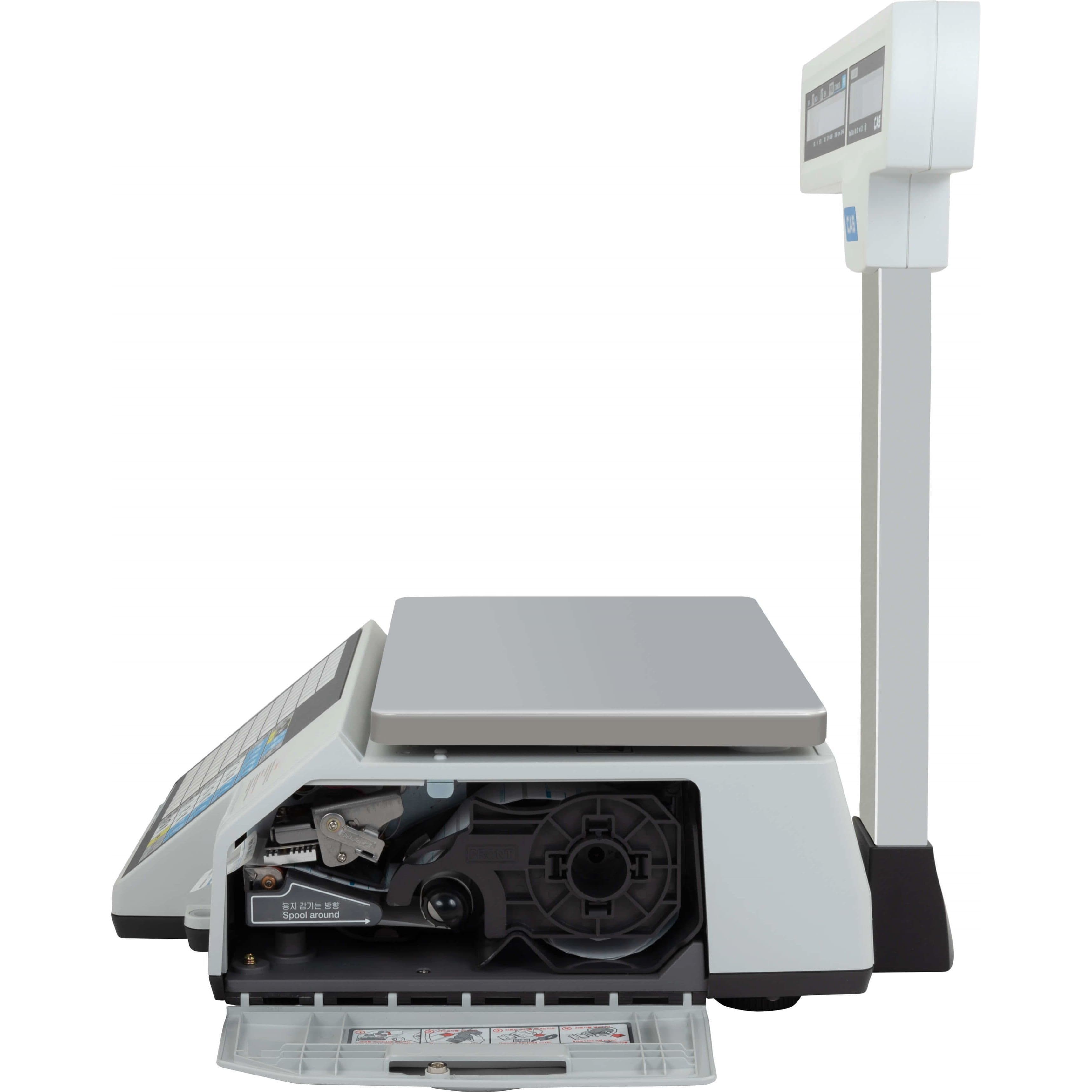 Весы торговые с печатью этикеток CAS CL5000J-30IP TCP/IP