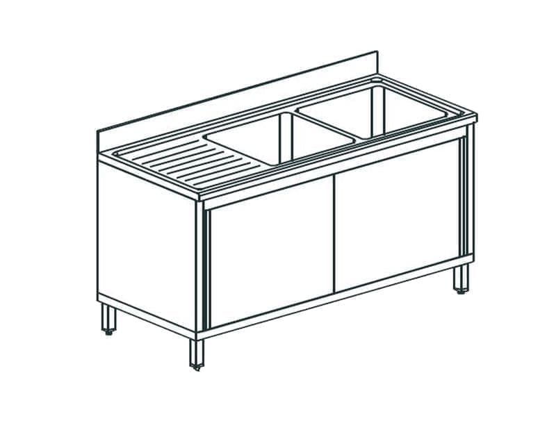Ванна моечная Apach Chef Line L2S167-55LWSD