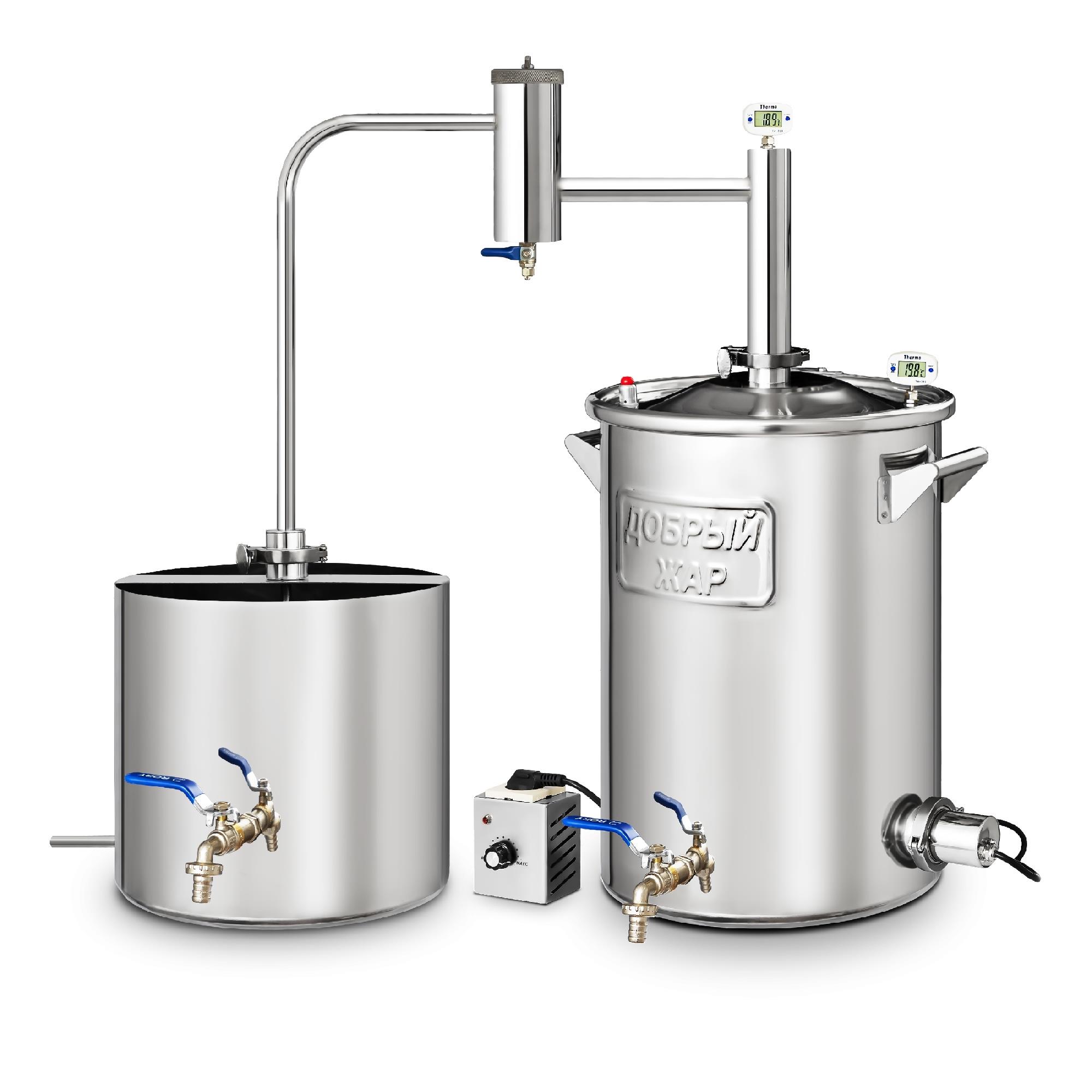 Самогонный аппарат Добрый Жар Дачный, 30 литров ТЭН