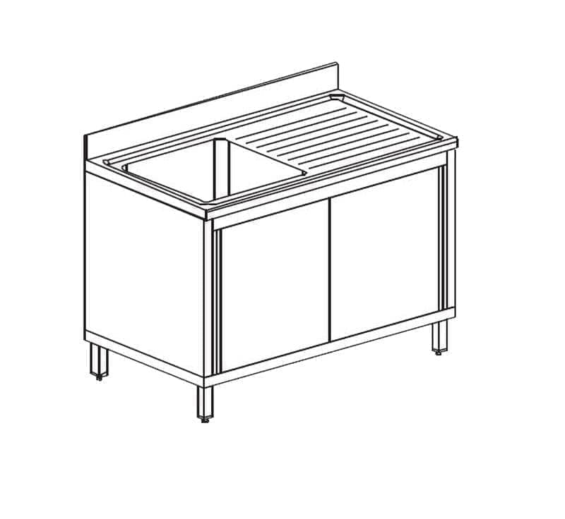 Ванна моечная Apach Chef Line LS147-55RWSD