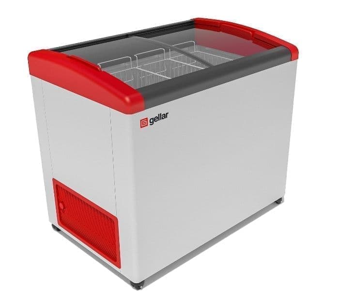 Ларь морозильный Frostor GELLAR FG 350 E красный