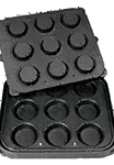 Форма для тарталетницы Kocateq DH Tartmatic Plate 14