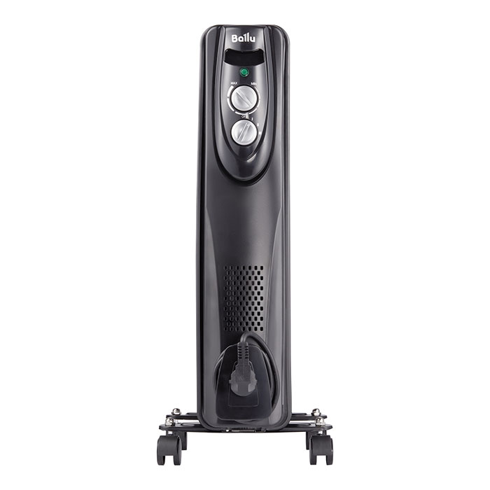 Масляный радиатор Ballu Classic black BOH/CL-05BRN 1000 (5 секций)
