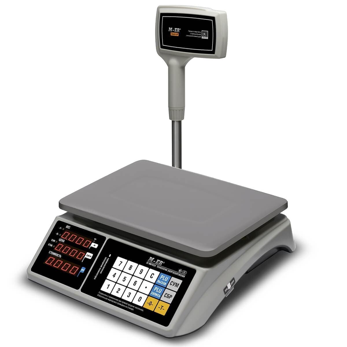 Весы торговые настольные M-ER 328 ACPX-6.1 "TOUCH-M" LED
