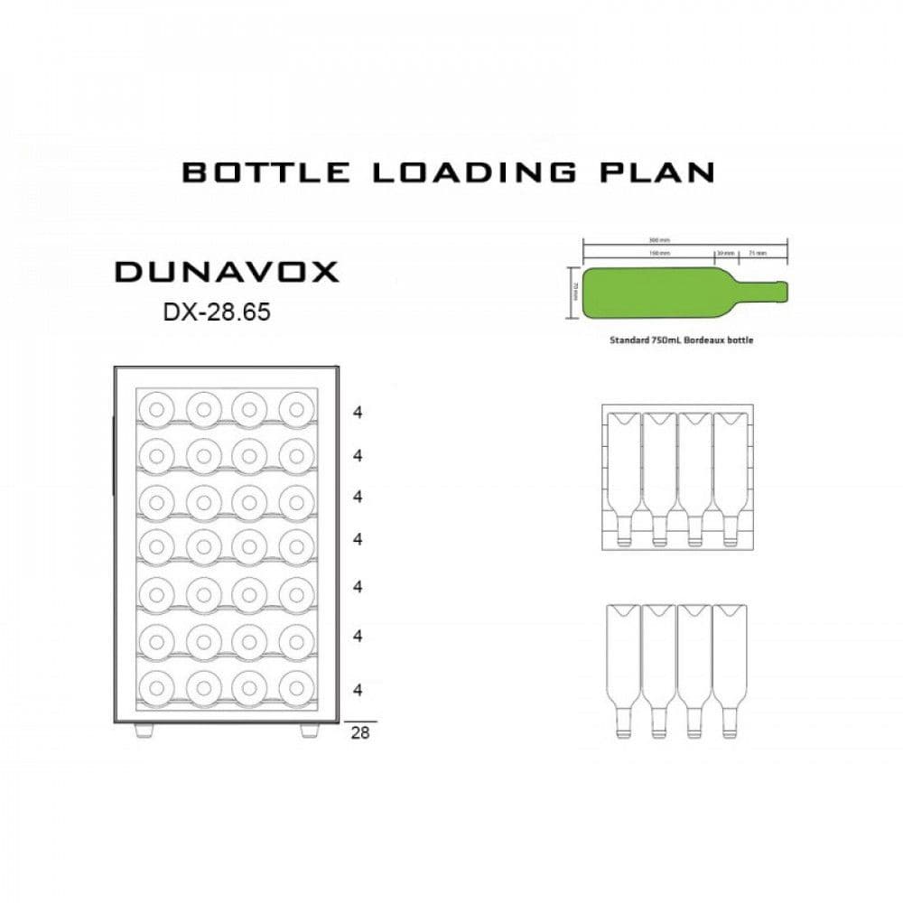 Шкаф винный Dunavox DX-28.65C