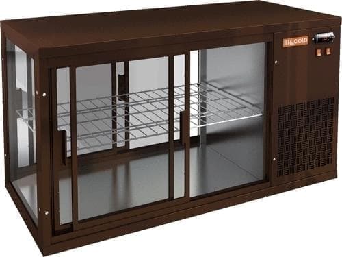 Витрина холодильная Hicold VRL T 1300 R Brown