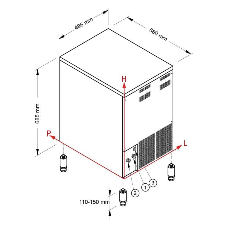 Льдогенератор NTF SLF 190 A