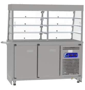 Прилавок для холодных закусок Abat ПВВ(Н)-70Х-С-01-ОК (21000005391)