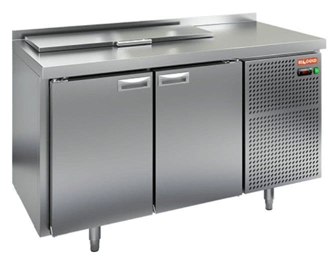 Стол холодильный (саладетта) Hicold SL2-11GN (1/6) с крышкой