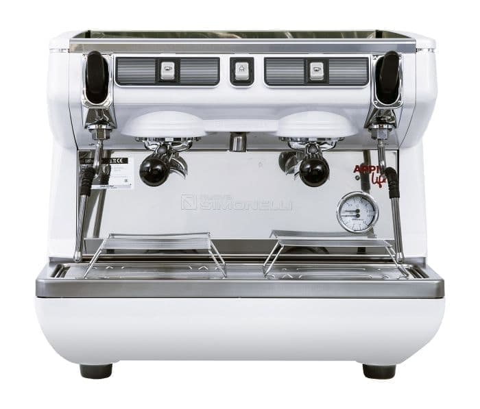 Кофемашина рожковая Nuova Simonelli Appia Life Compact 2Gr S высокие группы, экономайзер, белая