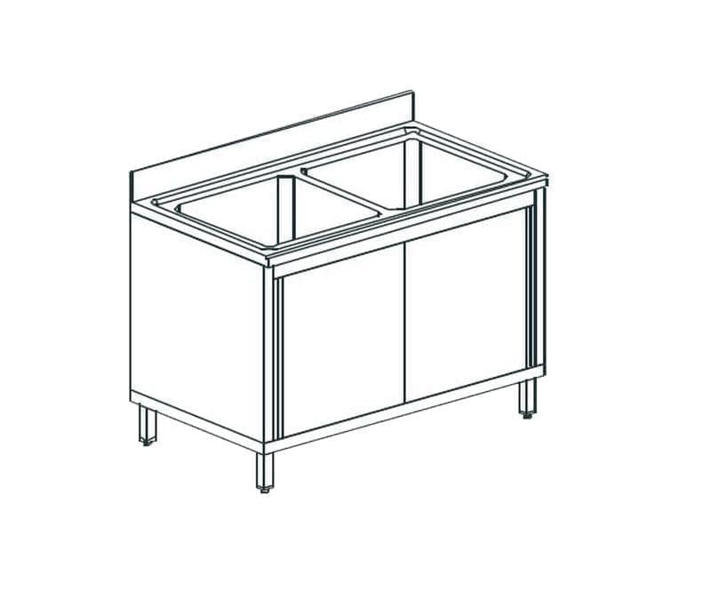 Ванна моечная Apach Chef Line L2S127-55SD