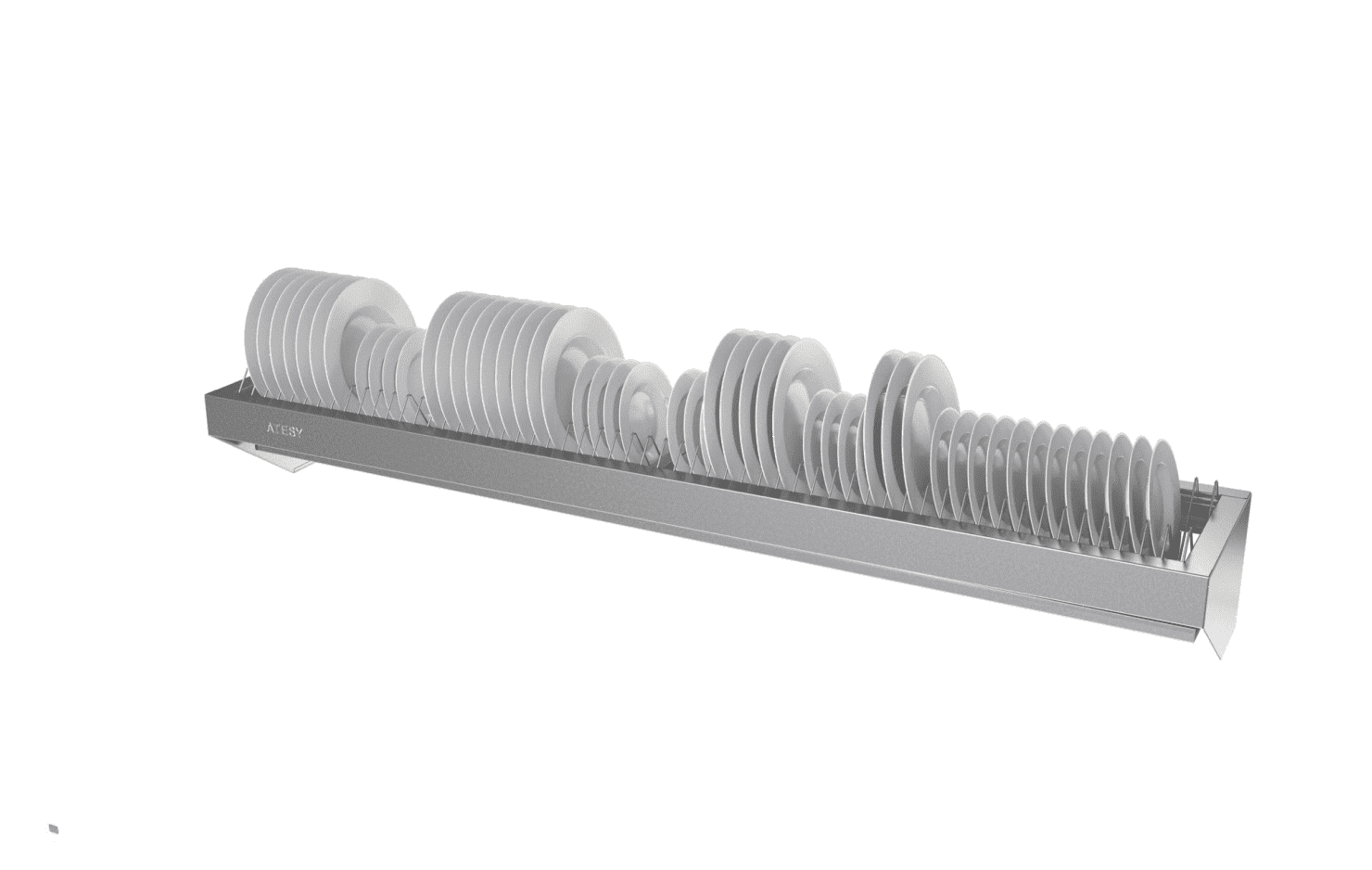 Полка кухонная для тарелок Atesy ПКТ-С-1500.300-02 (ПКТ-1500)