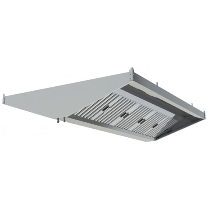 Зонт вытяжной центральный Restoinox ЗВЦУП-08/10 с подсветкой