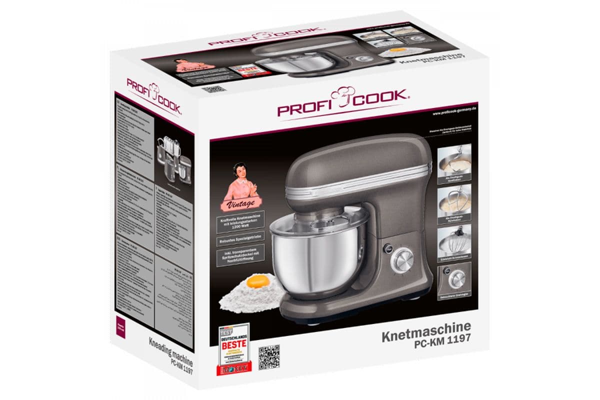 Комбайн кухонный ProfiCook PC-KM 1197 антрацит