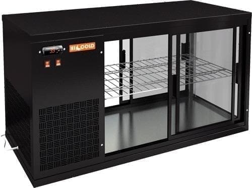 Витрина холодильная Hicold VRL T 1300 L Black