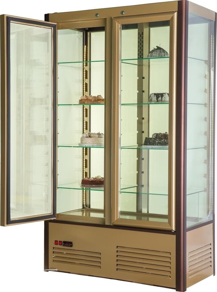 Витрина кондитерская Carboma R800C (D4 VM 800-1) цвет по схеме