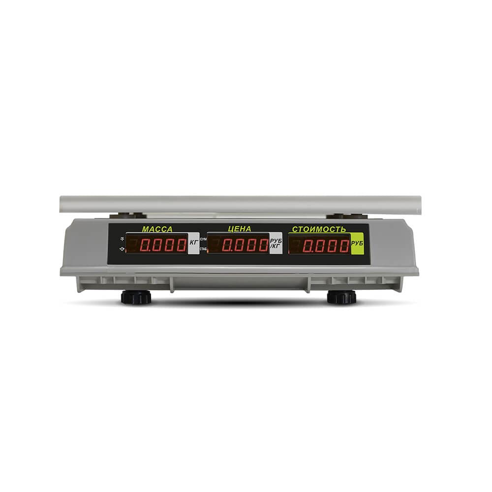 Весы торговые настольные M-ER 326 AC-15.2 "Slim" LED Белые