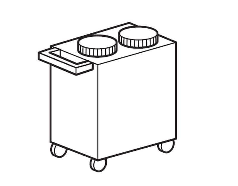 Диспенсер для тарелок Apach Chef Line LDP84