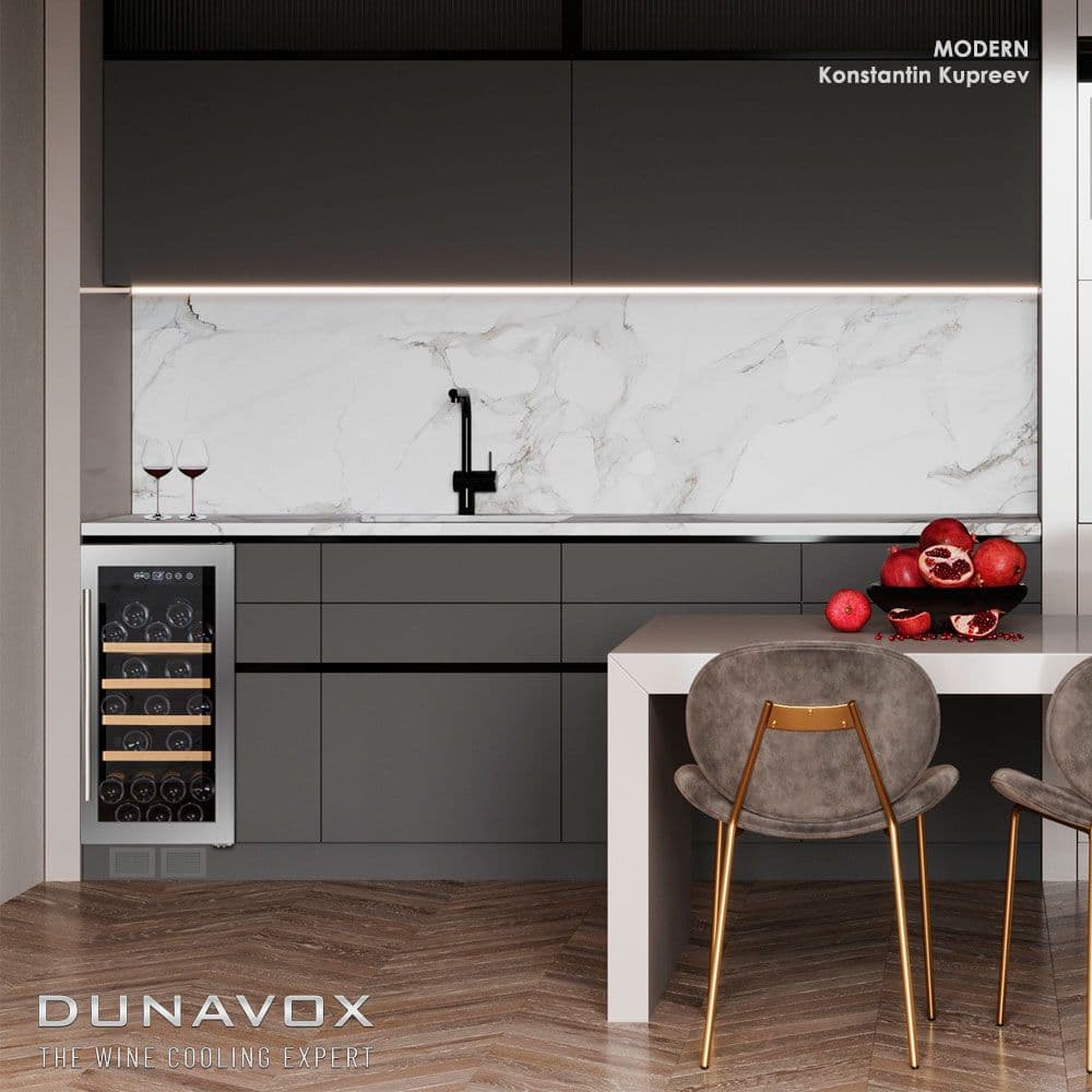 Шкаф винный Dunavox DAU-32.81SS