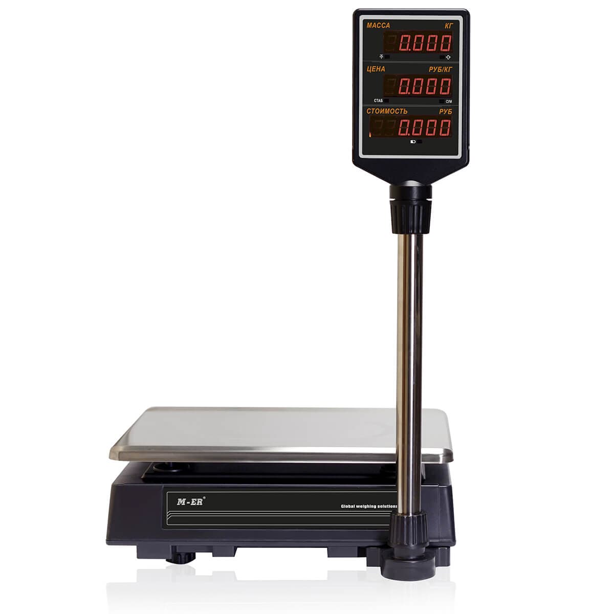 Весы торговые настольные M-ER 327 ACP-32.5 "Ceed" LED Черные