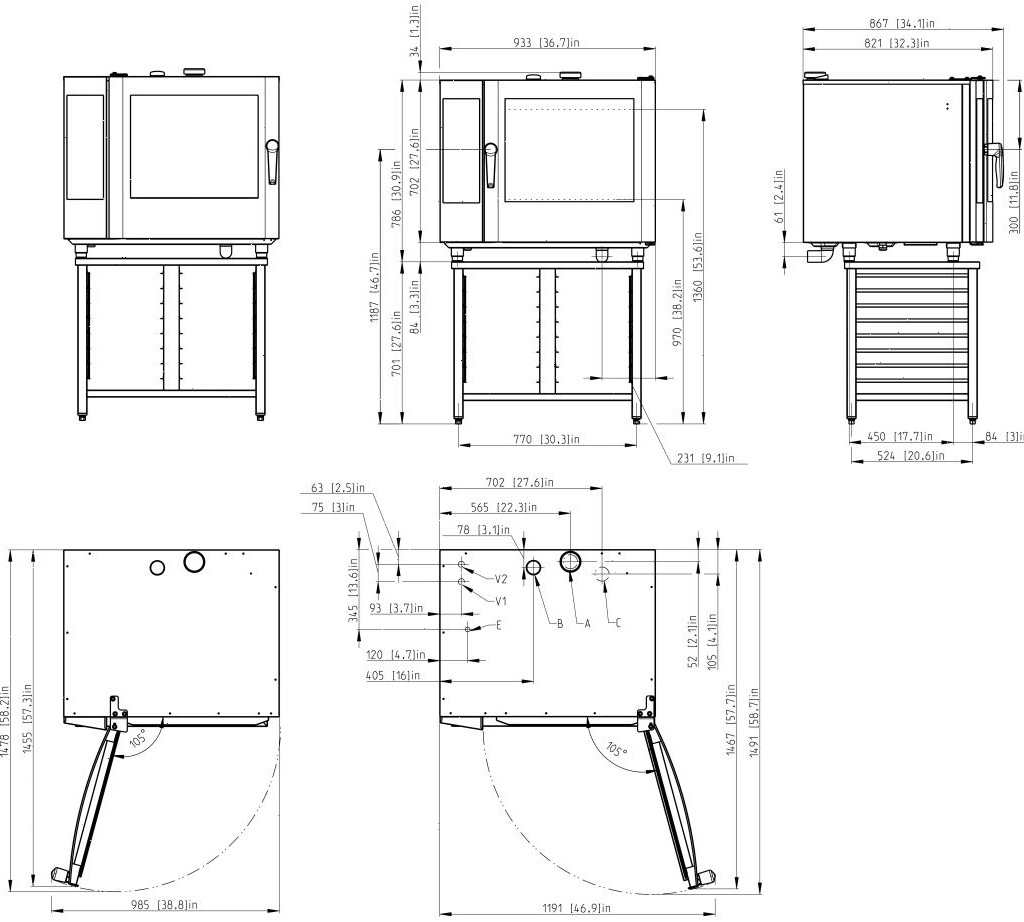 Пароконвектомат Retigo B611B VISION II