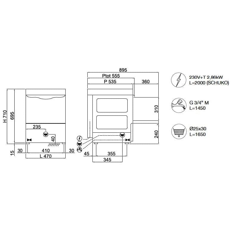 Фронтальная посудомоечная машина Krupps Cube C432