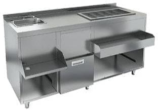 Барная станция Restoinox БСЗ1-15/7-04 без ящика, с вертушкой