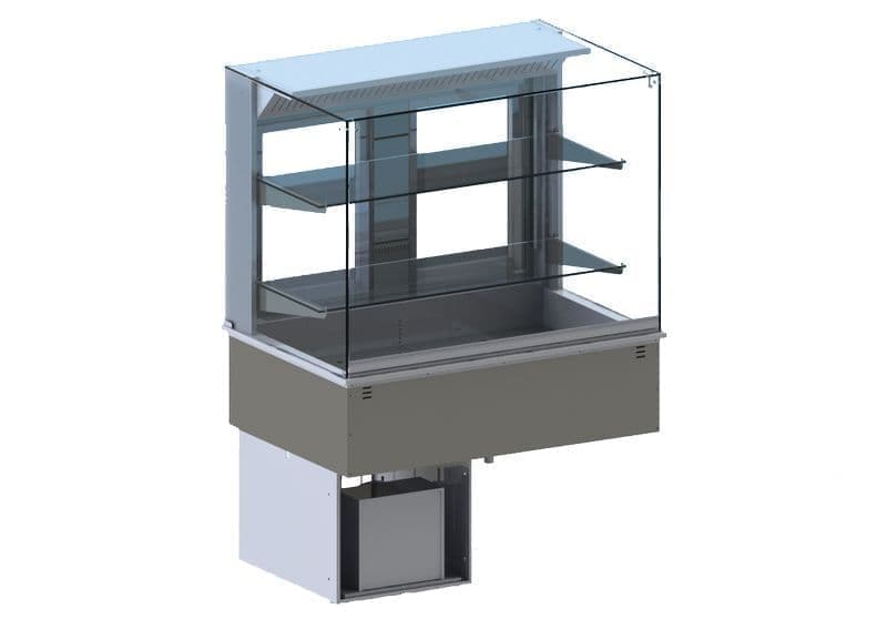 Витрина охлаждаемая встраиваемая Apach Chef Line LDRSSIL3W4С