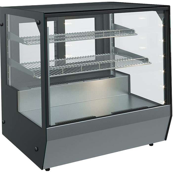Витрина барная Carboma AMRA AC59 VV 1,2-1 Inox (0430)