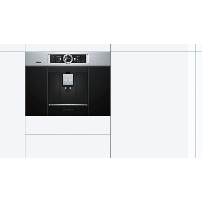 Кофемашина автоматическая Bosch CTL636ES6 Black/Silver встраиваемая
