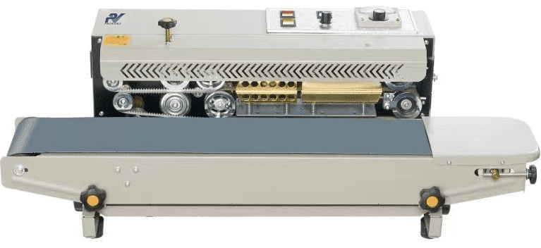 Конвейерный запайщик пакетов Packvac DBF900 горизонтальный