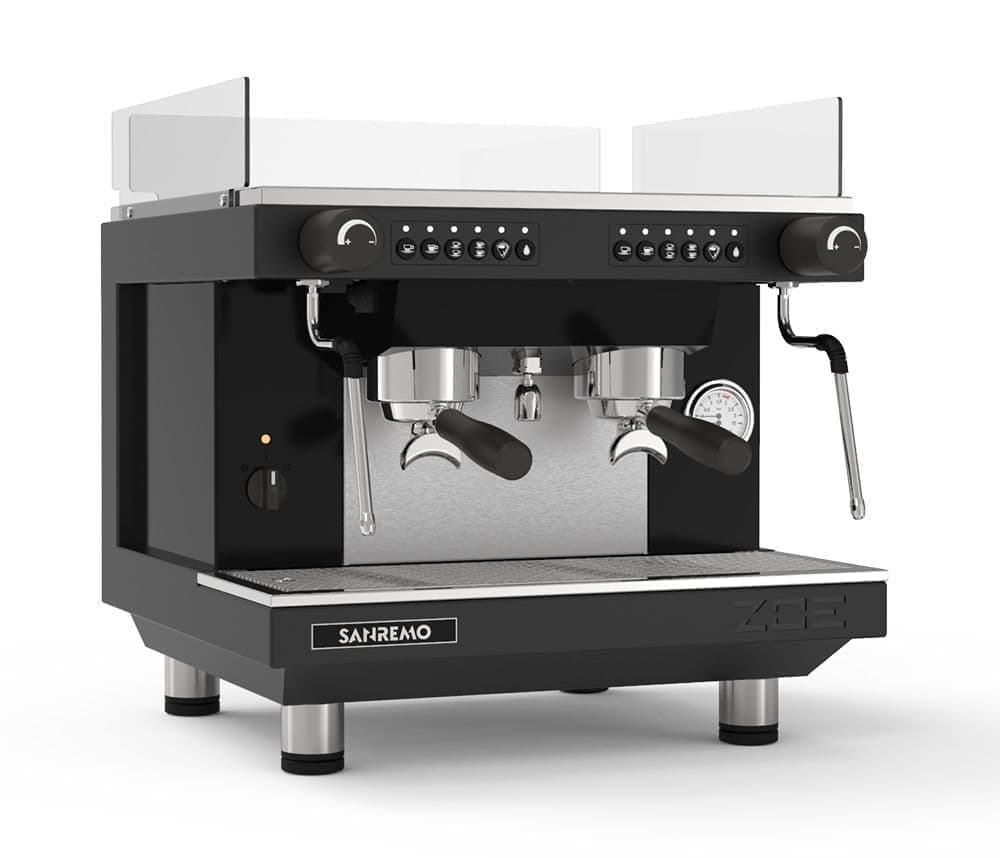 Кофемашина рожковая Sanremo Zoe SED Kompact 2Gr, черная