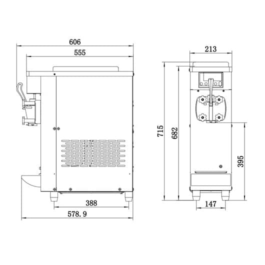 Фризер для мороженого Koreco SSI105
