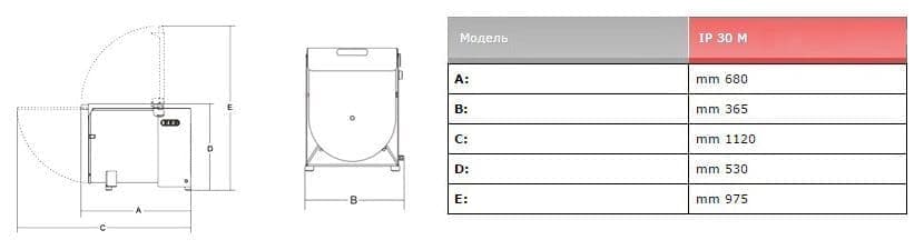 Фаршемешалка Sirman IP 30 M 07 220В