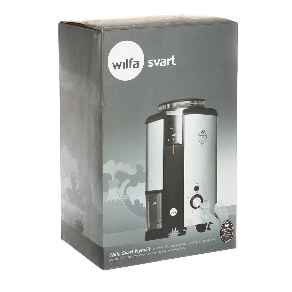 Кофемолка Wilfa WSCG-2, черная/серая