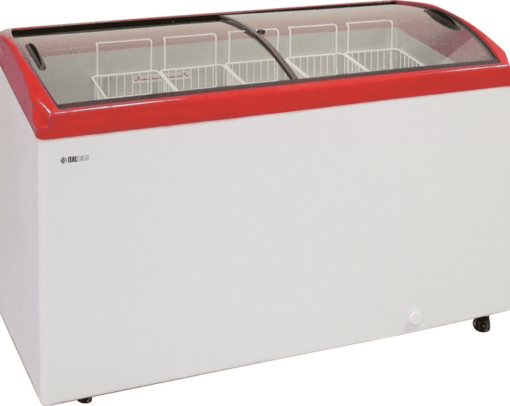 Ларь морозильный Italfrost CF500C красный (6 корзин)