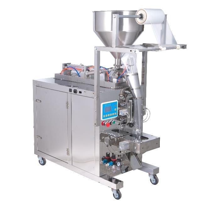 Фасовочно-упаковочная машина Hualian Machinery DXDG-200 New (170 мм, 10-100 мл) для жидкостей и паст
