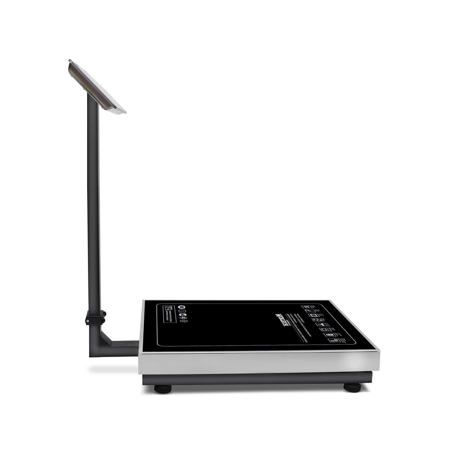 Весы торговые напольные M-ER 333 ACLP-600.200 "TRADER" расчет стоимости LCD