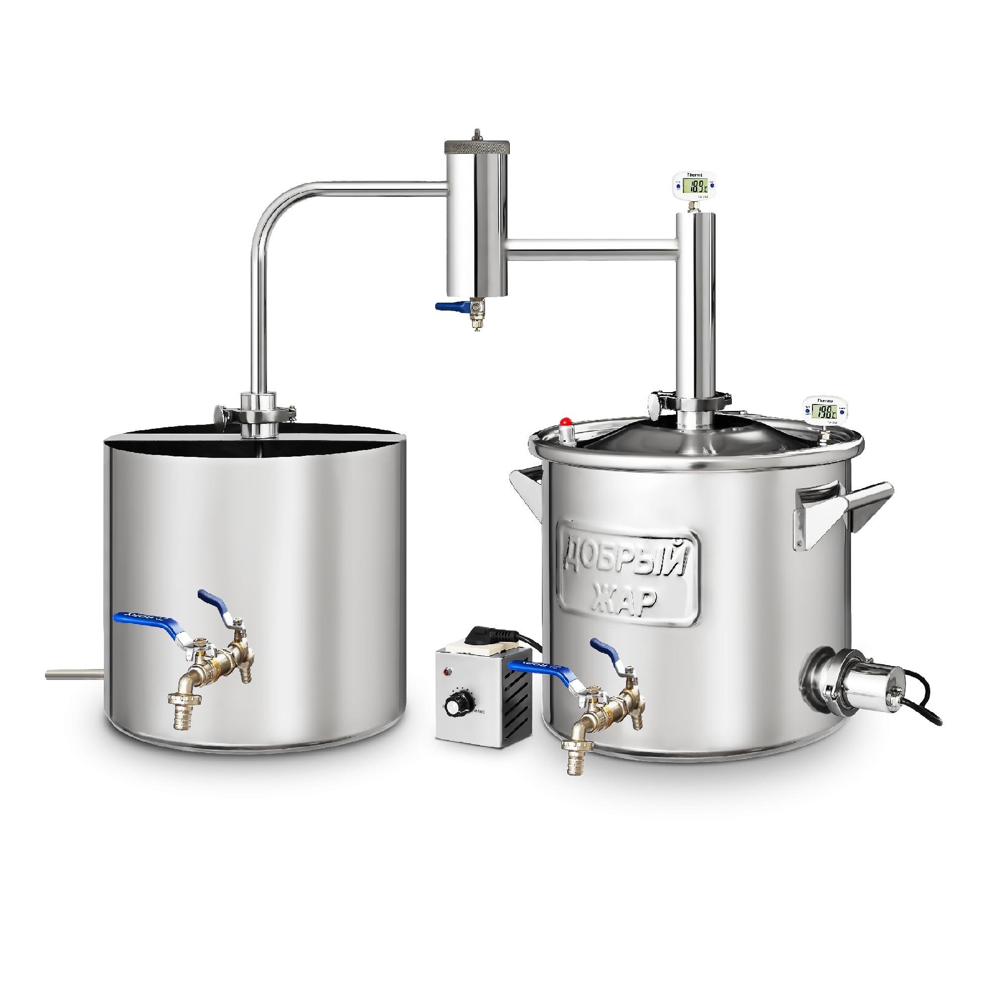 Самогонный аппарат Добрый Жар Дачный, 20 литров ТЭН